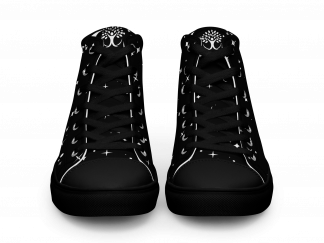 Baskets hautes en toile homme